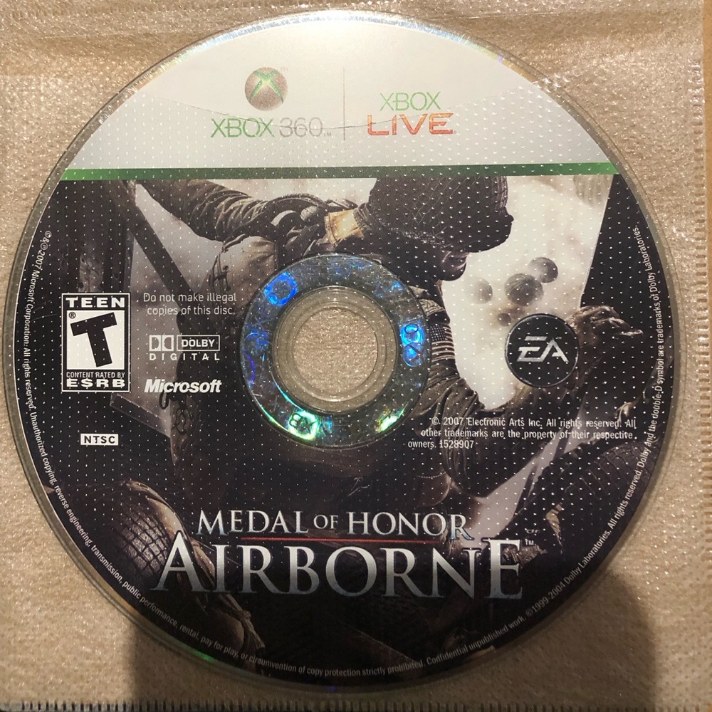 3/$40 Medal of Honor: Airborne for Xbox 360 - Disc Only